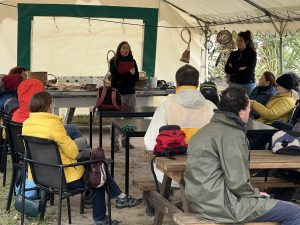 Les explications de Claire en début de journée. Les explications de Claire en début de journée.
